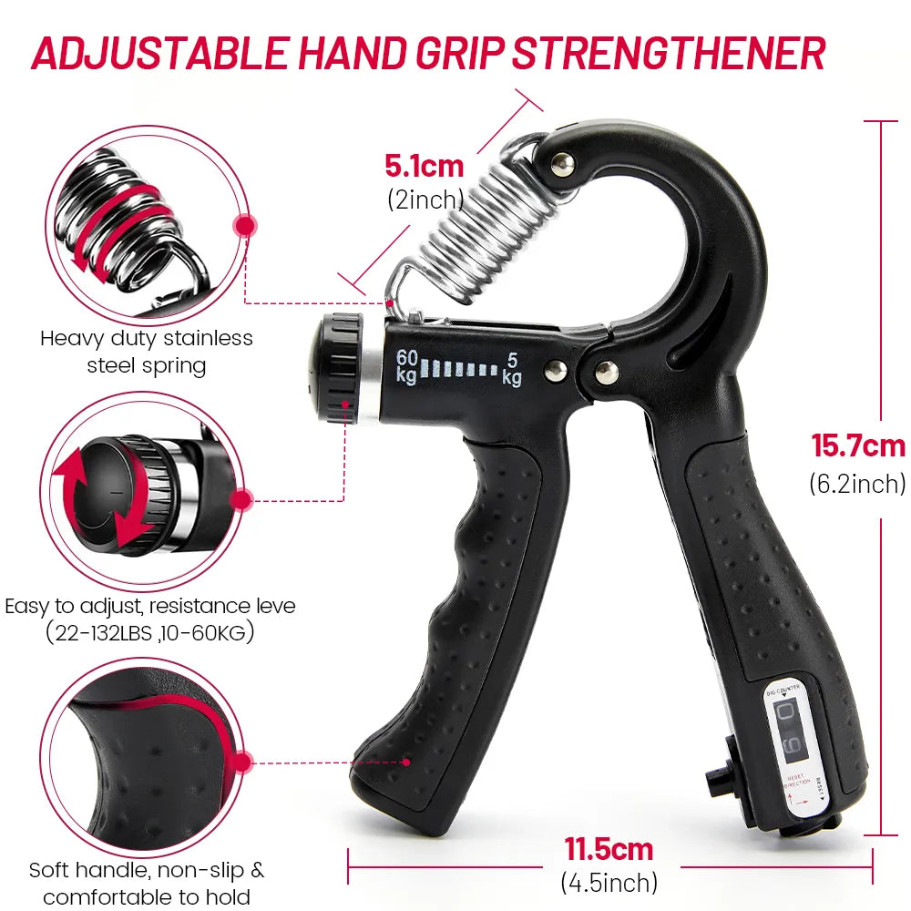 10-120LBS Adjustable Hand Gripper