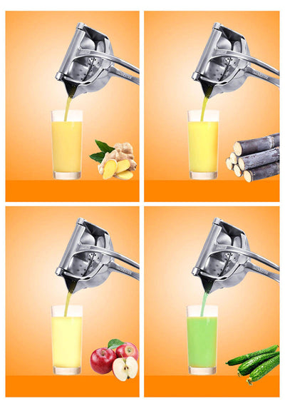 Big Size Aluminum Manual Handheld Fruit Juicer Squeezer